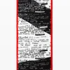 Lettering scarf