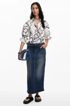 Light floral shirt