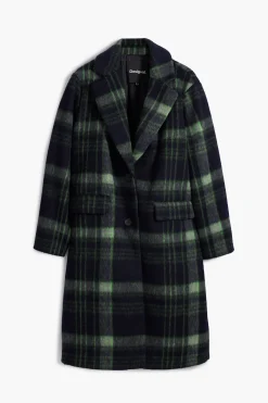 Long checkered coat