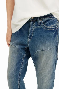 Long denim pants