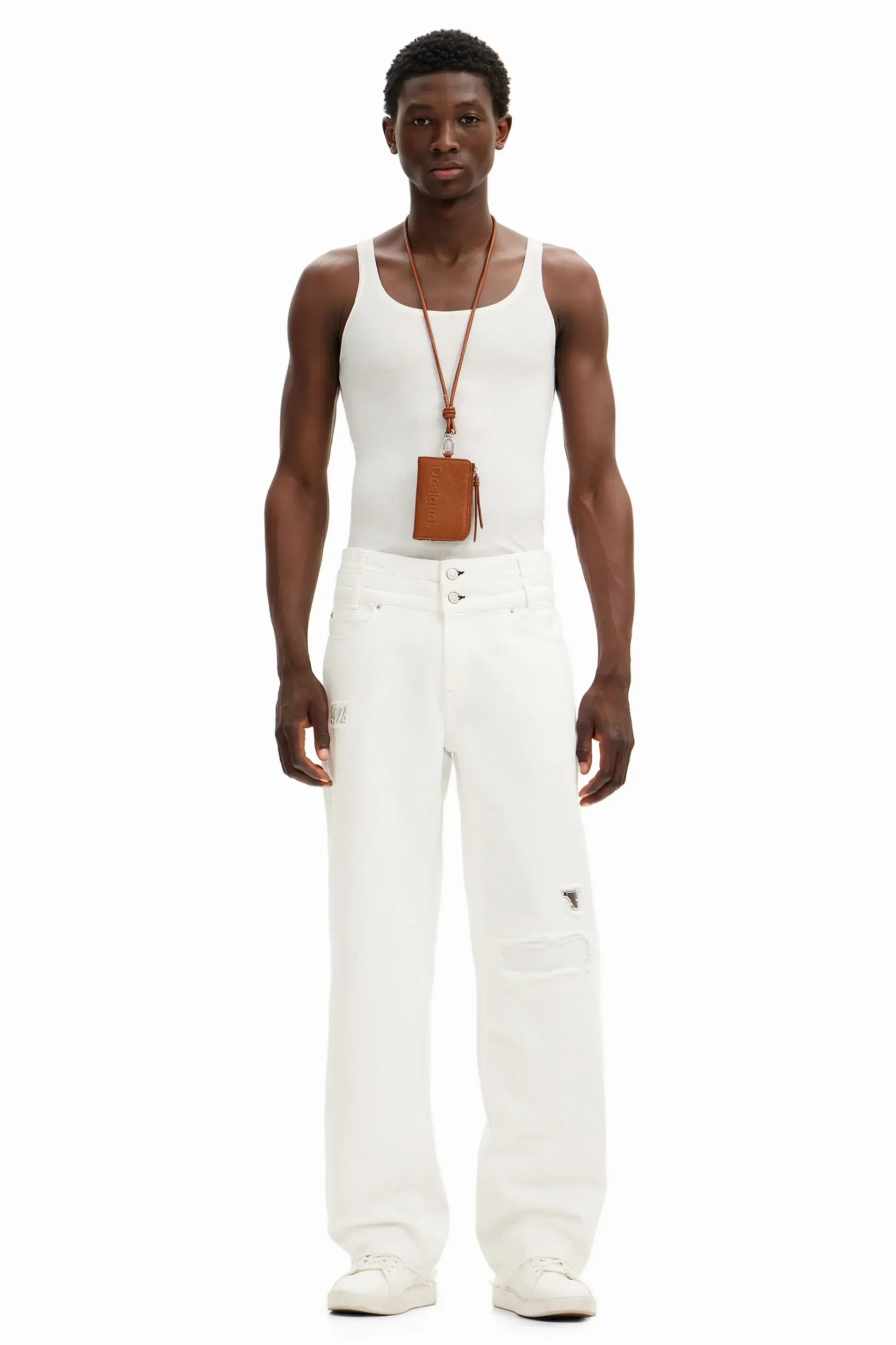 Long denim pants