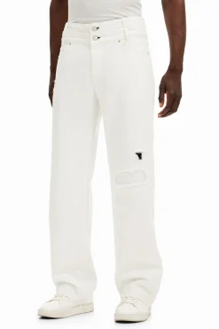 Long denim pants