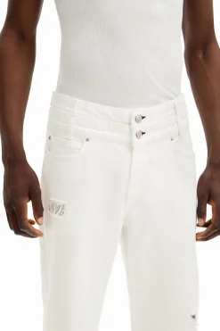 Long denim pants