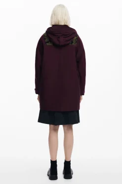 Long jacket with patches