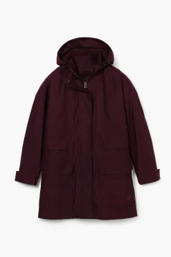 Long jacket with patches