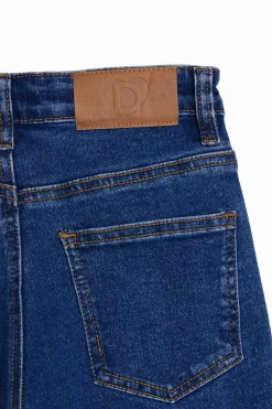 Long jeans with dots