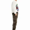 Long jogger pants with cargo pockets