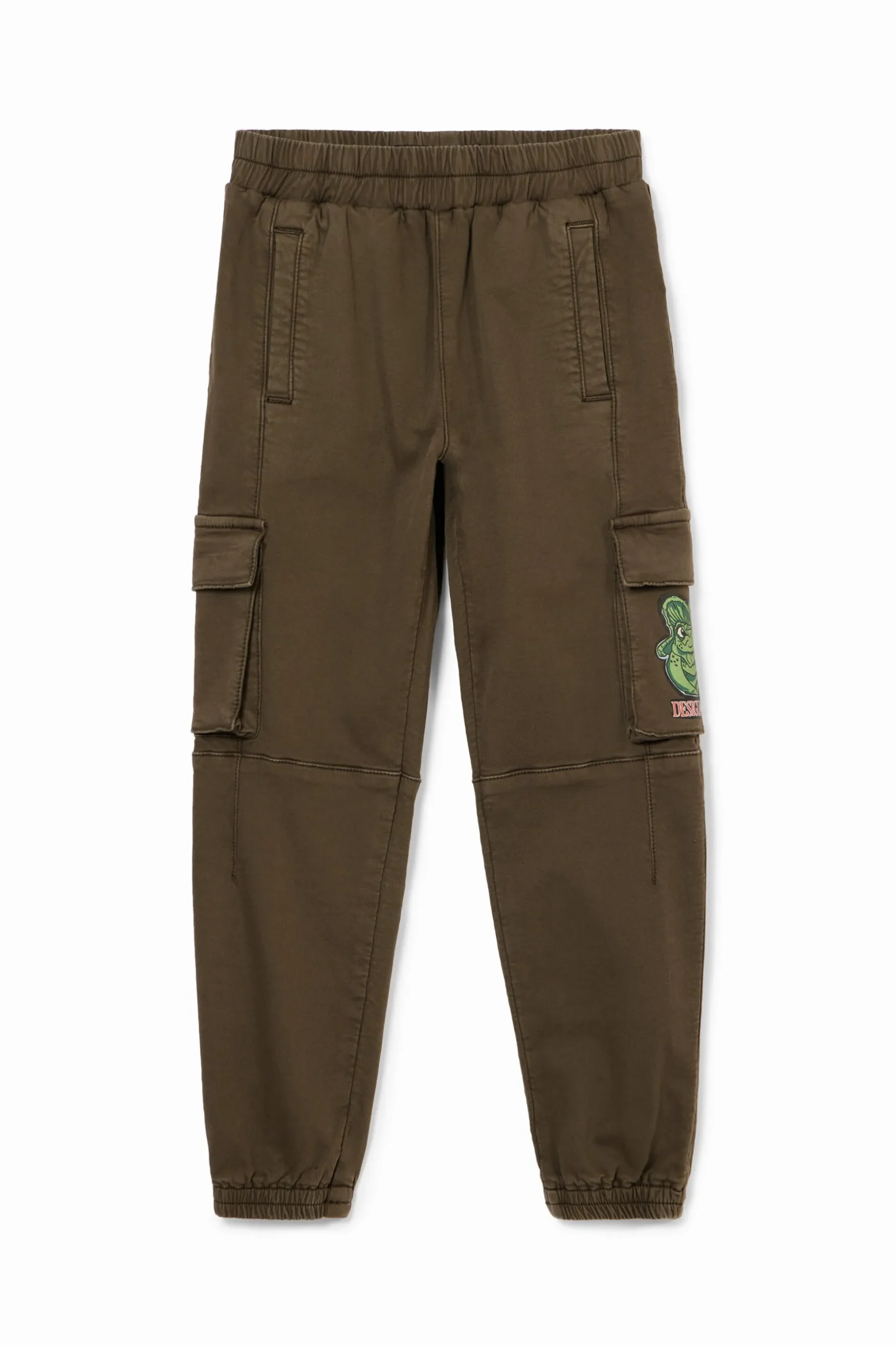 Long jogger pants with cargo pockets