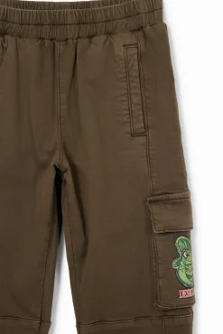 Long jogger pants with cargo pockets
