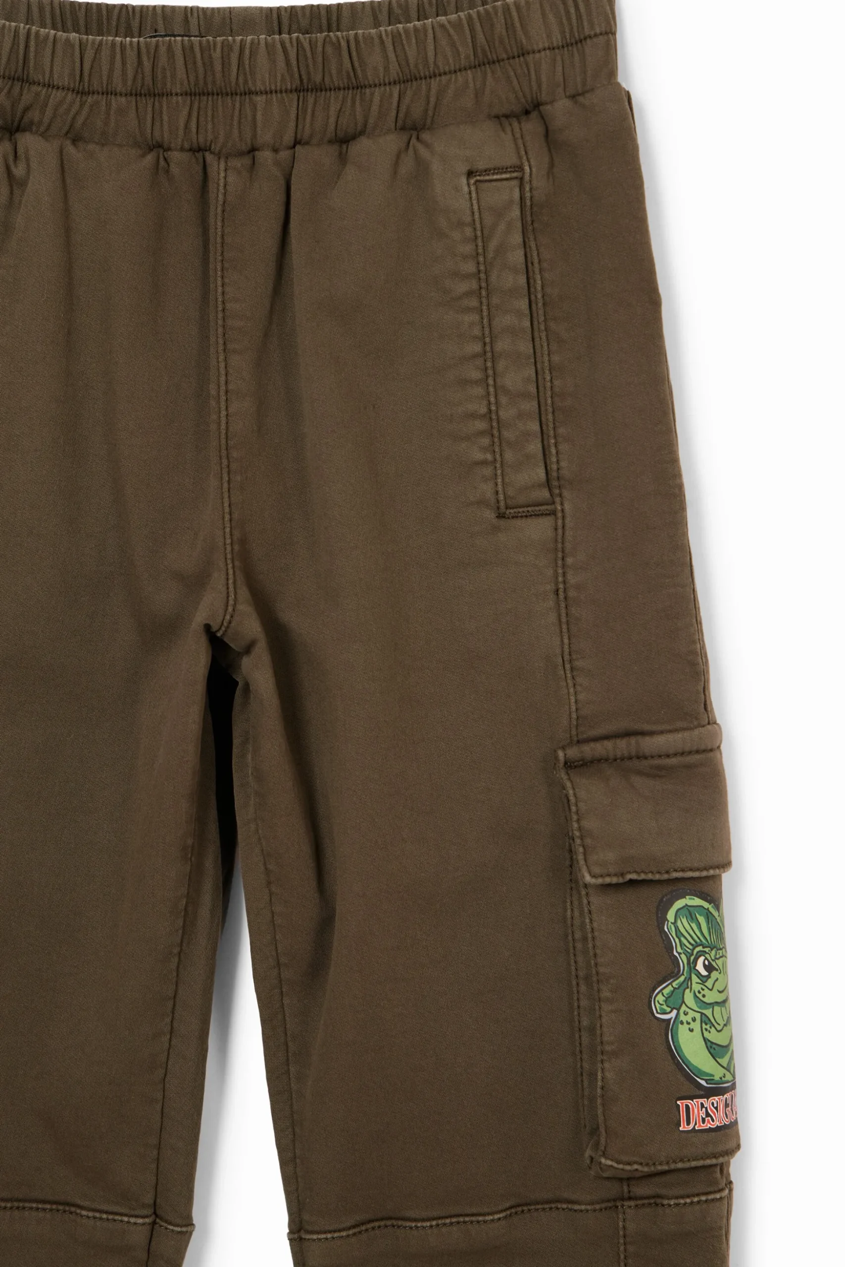 Long jogger pants with cargo pockets