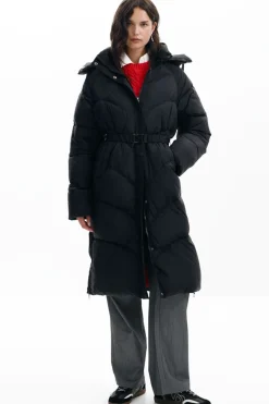 Long padded coat
