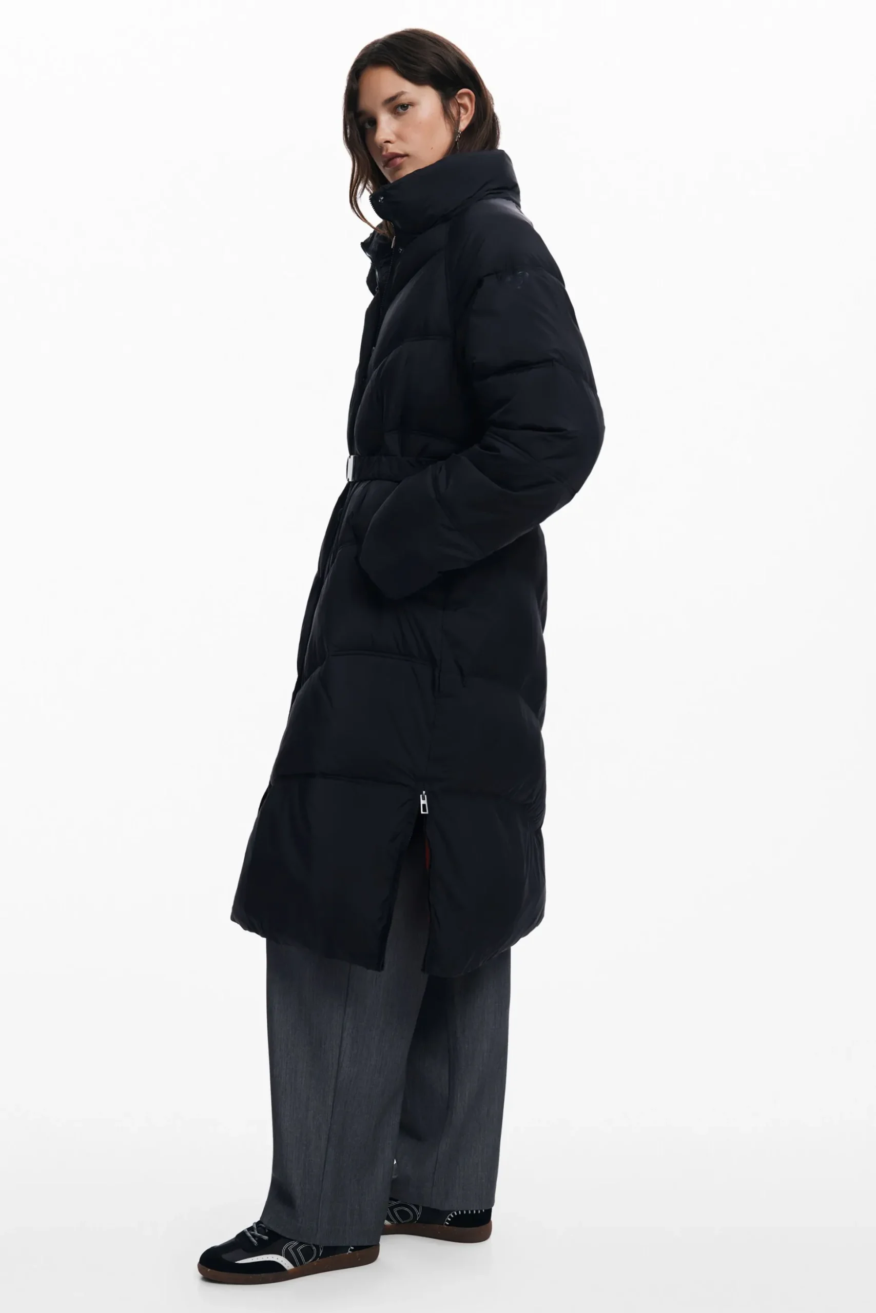 Long padded coat