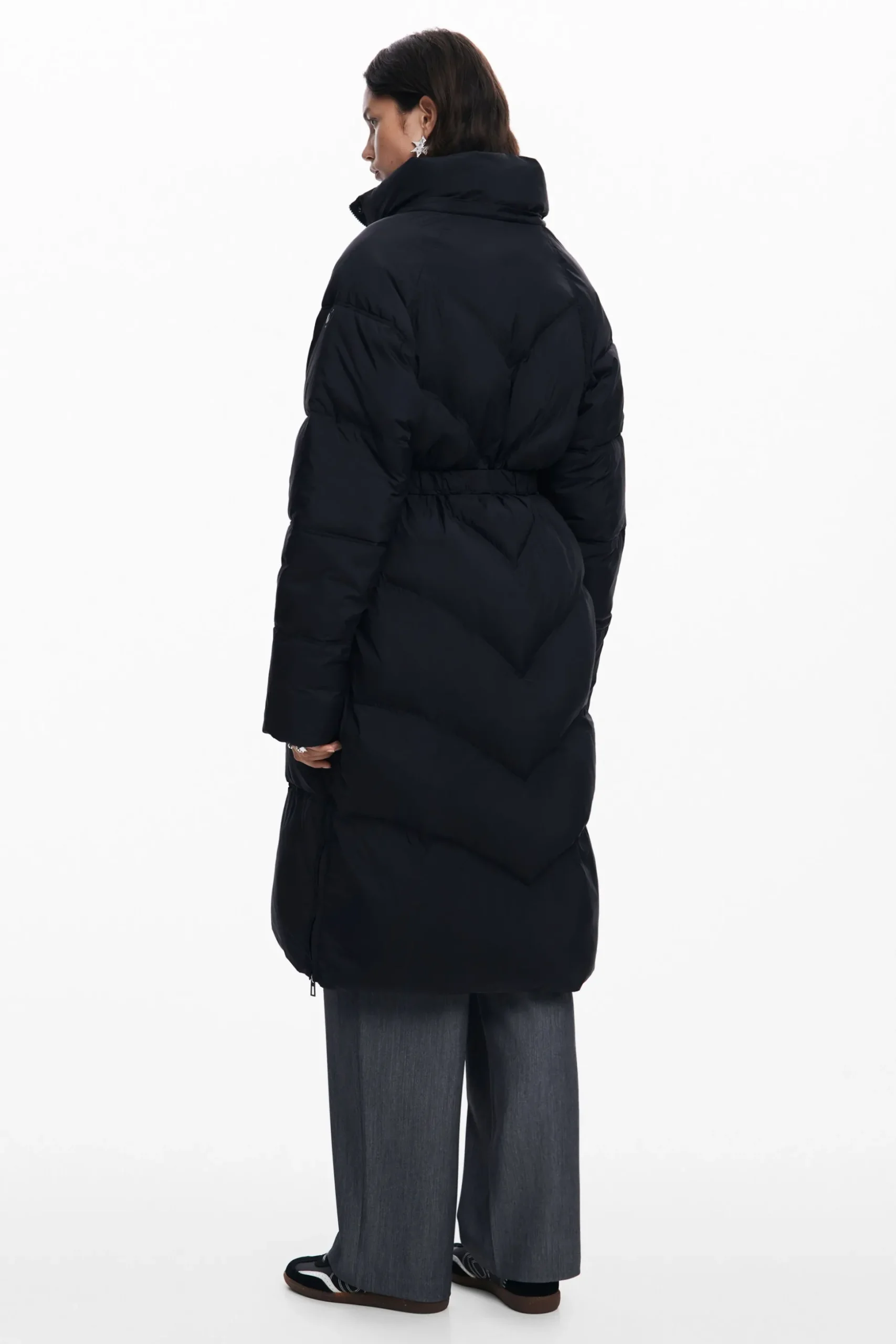 Long padded coat