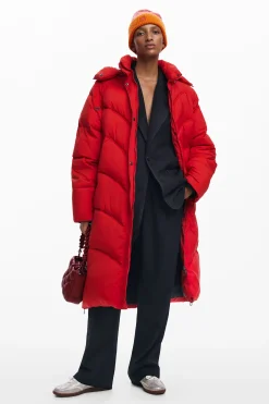 Long padded coat