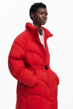 Long padded coat