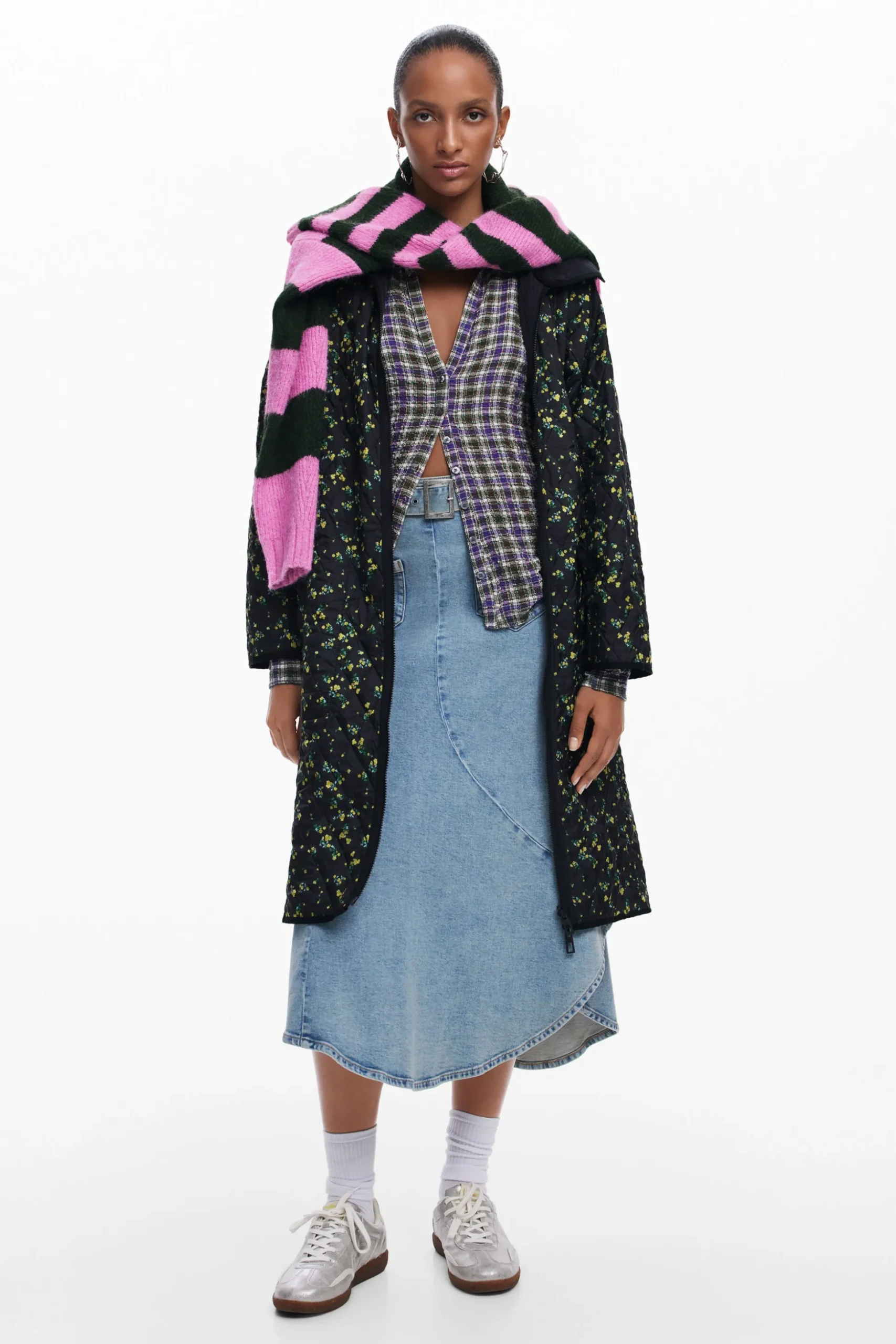 Long padded coat