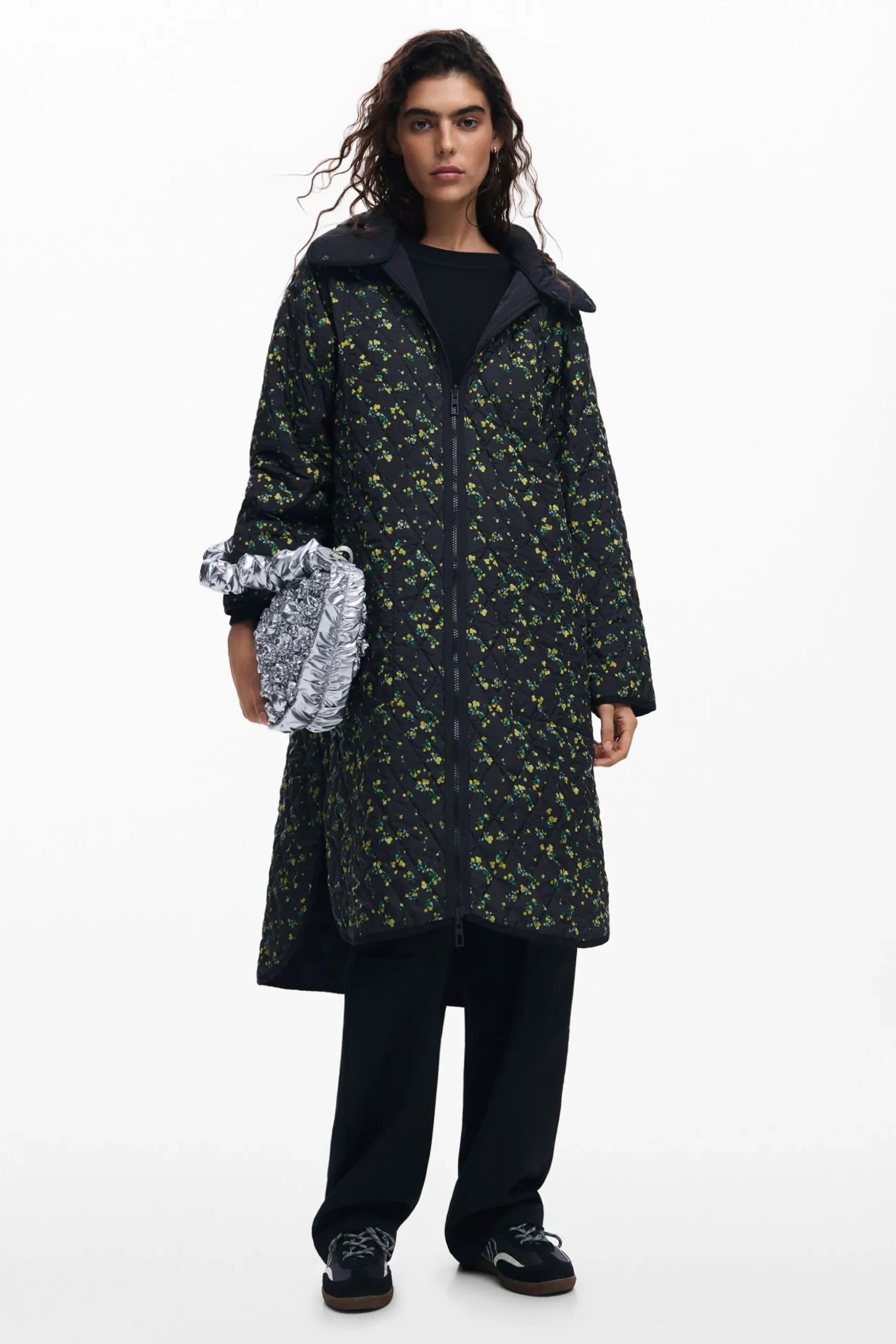 Long padded coat