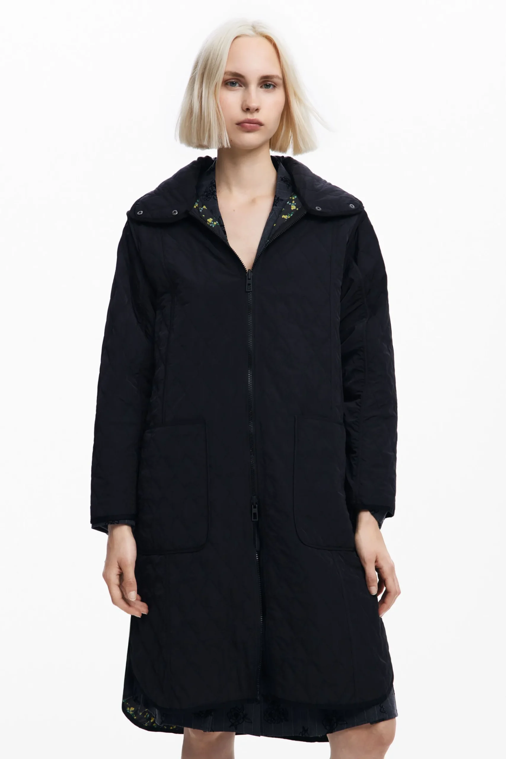 Long padded coat
