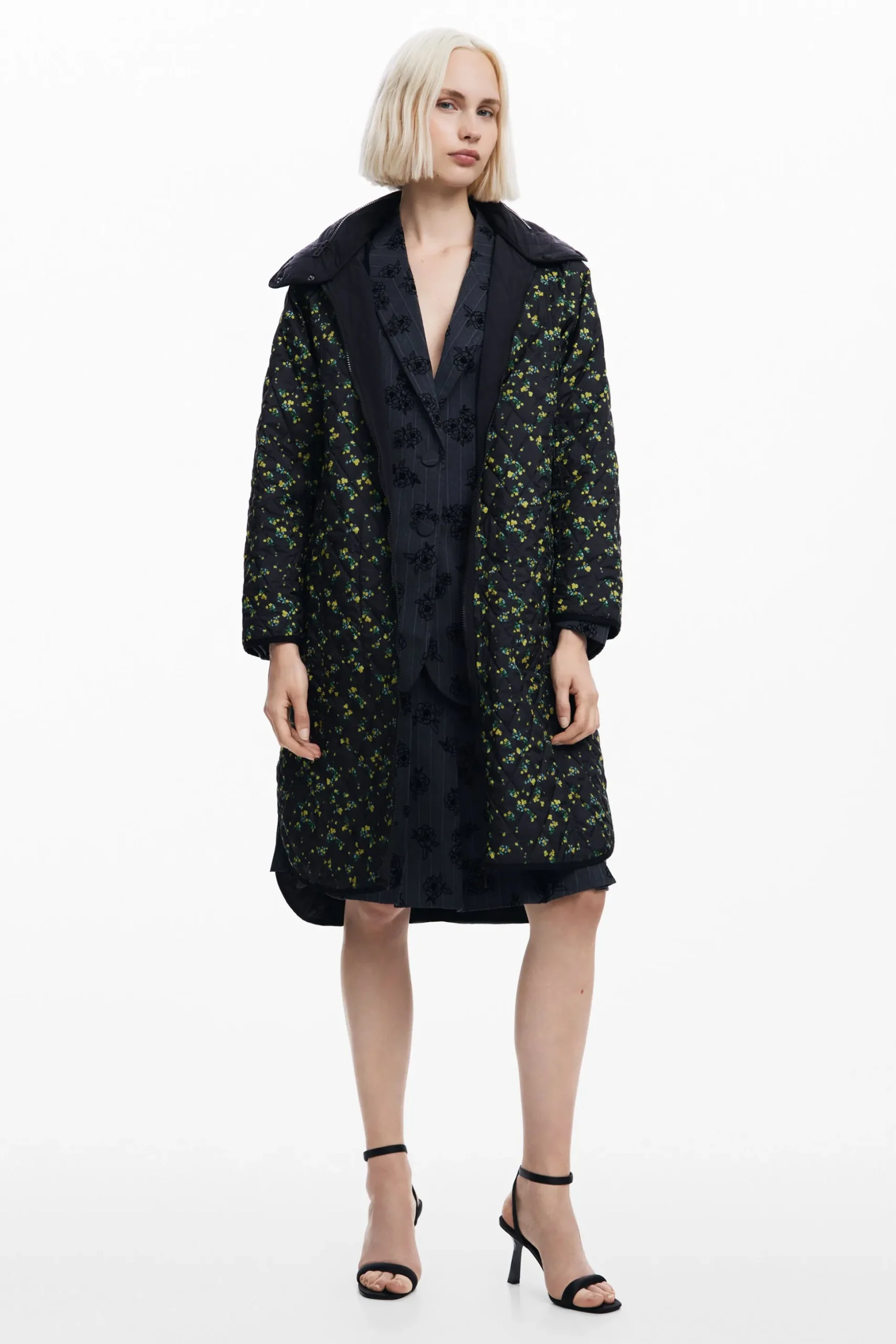 Long padded coat