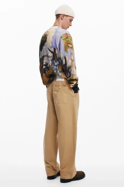 Long pants with pockets