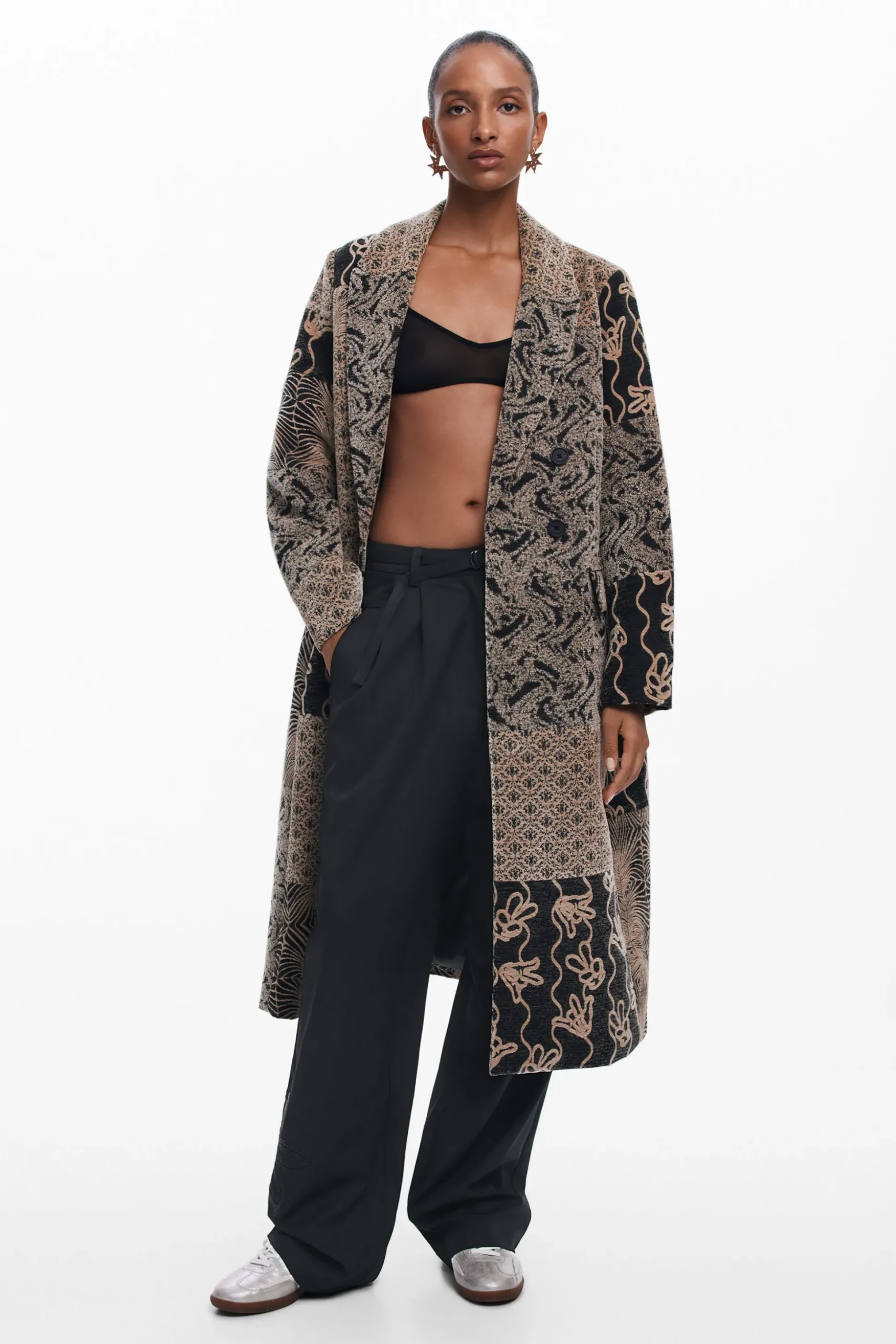 Long patch coat