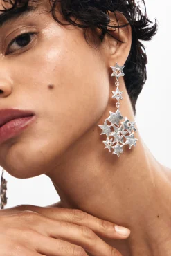 Long star formation earrings Zalio
