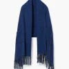 Long two-tone scarf