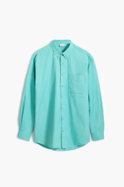 Long-sleeve cotton shirt