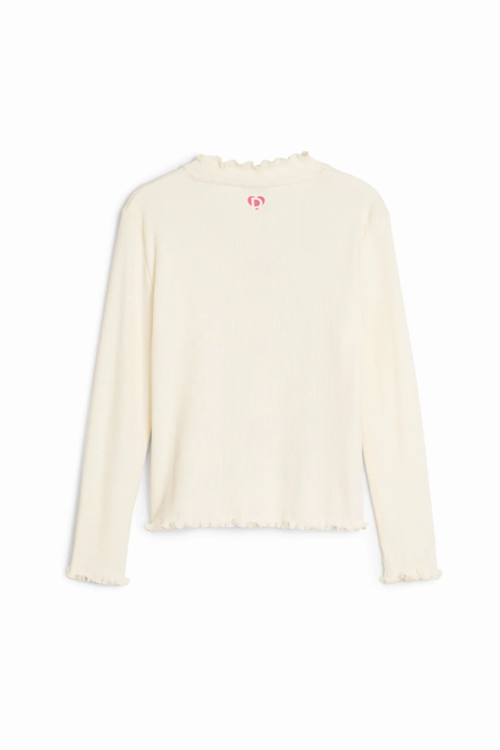 Long-sleeve floral T-shirt