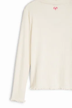 Long-sleeve floral T-shirt