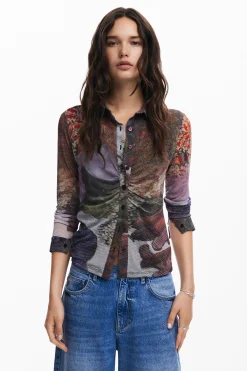 Long-sleeve T-shirt autumn forest