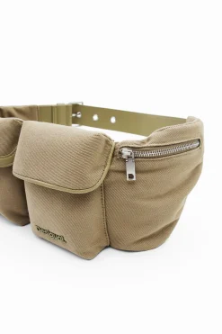 M canvas pockets bum bag