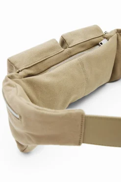 M canvas pockets bum bag
