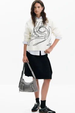 M. Christian Lacroix brushstroke sweater