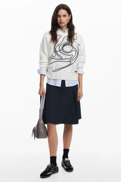 M. Christian Lacroix brushstroke sweater