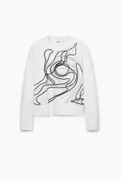 M. Christian Lacroix brushstroke sweater