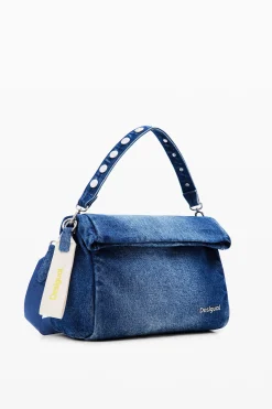 M denim crossbody bag