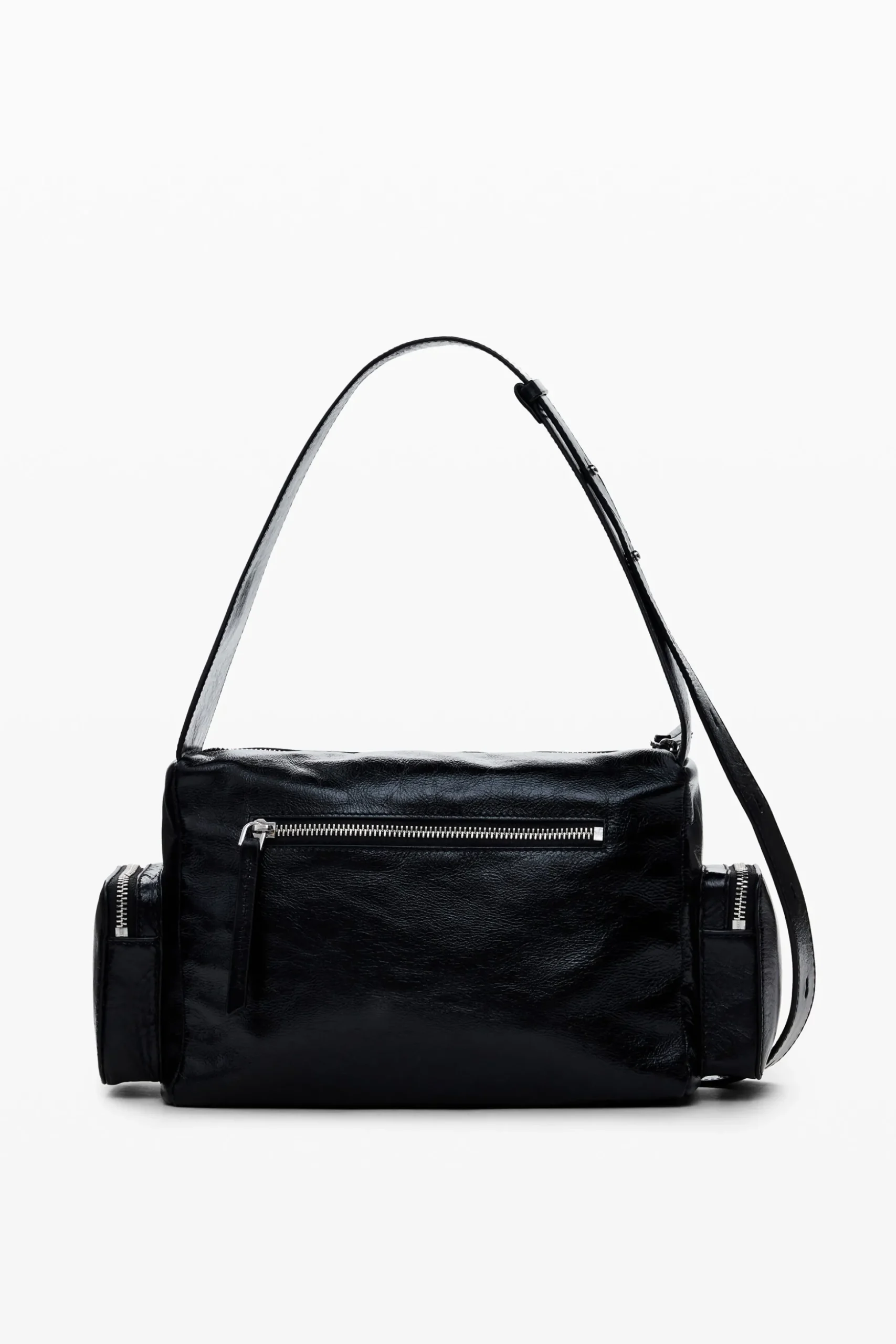 M leather pockets bag
