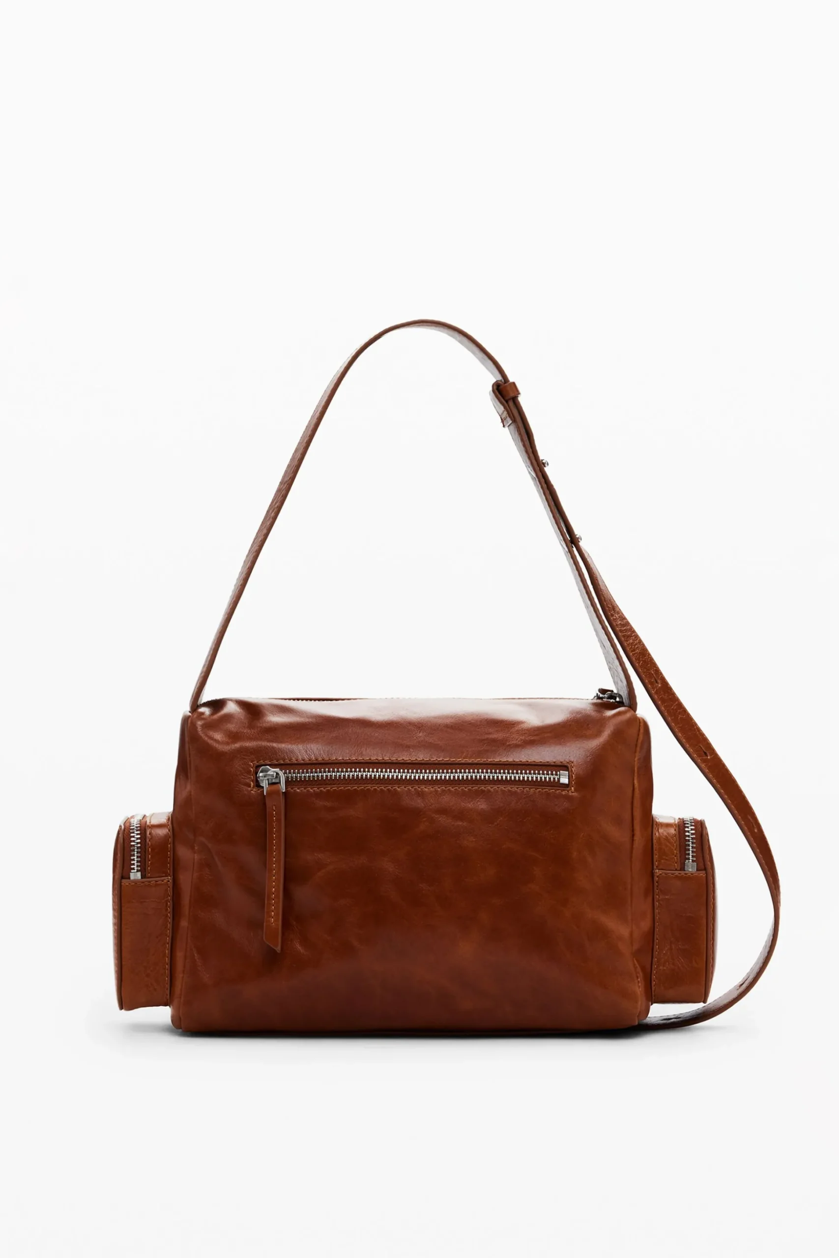 M leather pockets bag