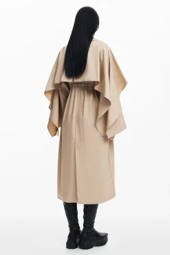 Maitrepierre batwing sleeve trench coat
