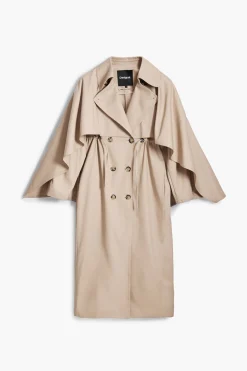 Maitrepierre batwing sleeve trench coat
