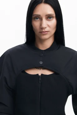 Maitrepierre corset-style bomber jacket