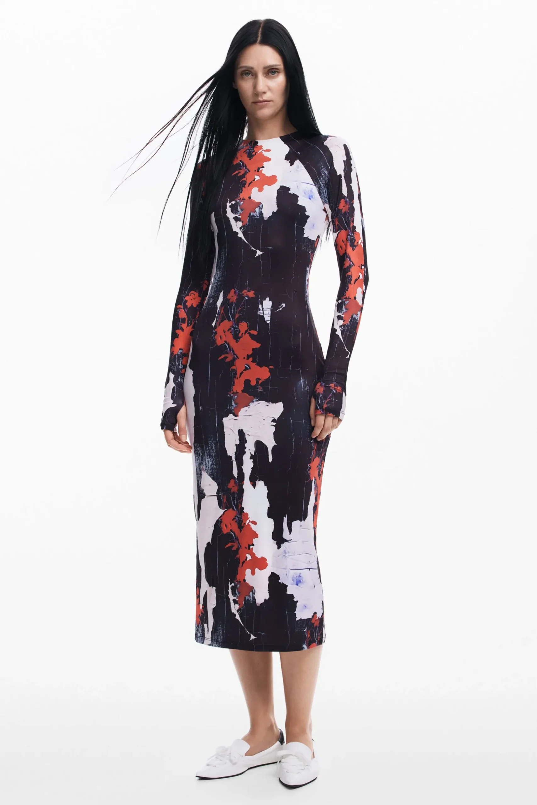 Maitrepierre Printed Midi Dress