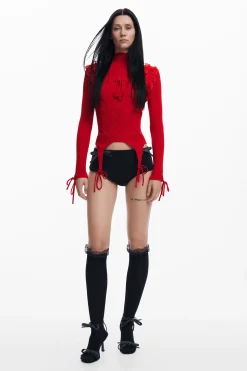 María Escoté bow sweater