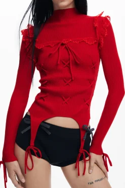 María Escoté bow sweater