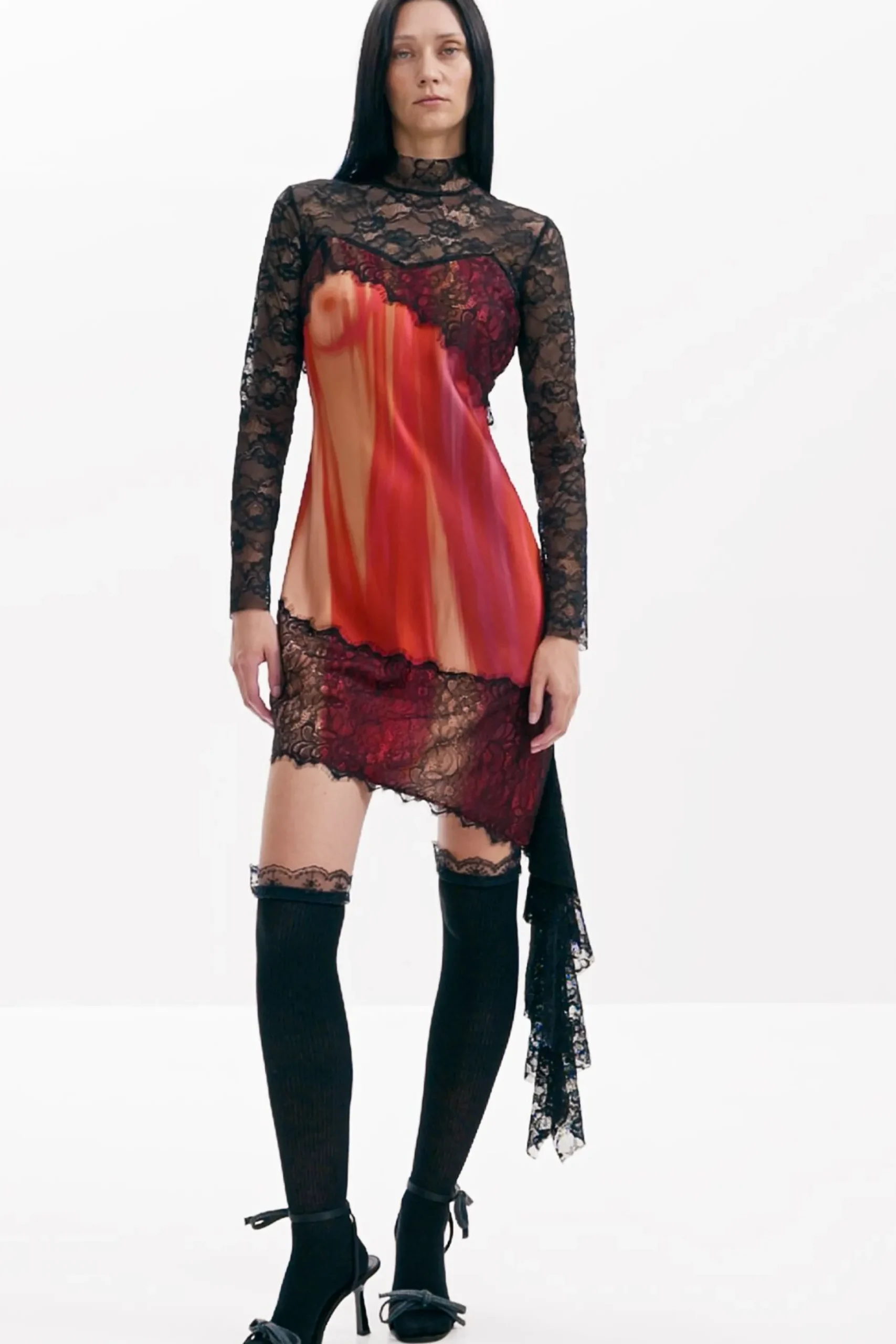 María Escoté combined dress