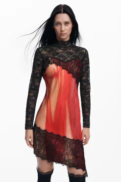 María Escoté combined dress