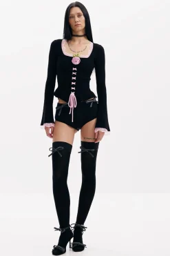 María Escoté floral sweater