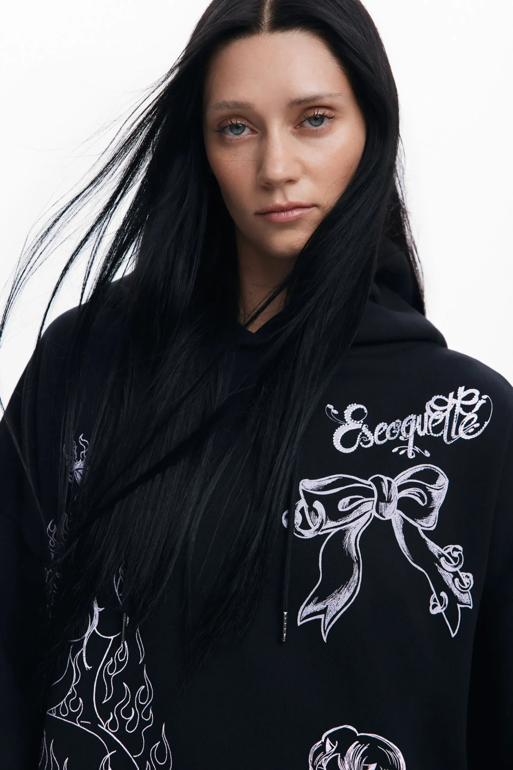 María Escoté hooded dress