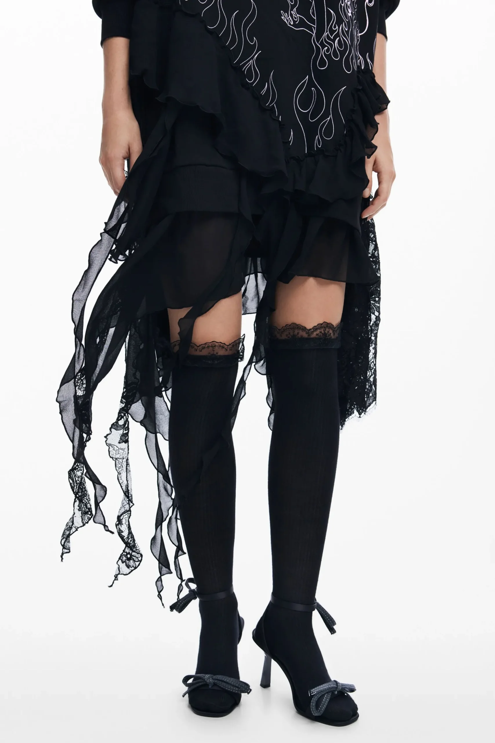 María Escoté hooded dress